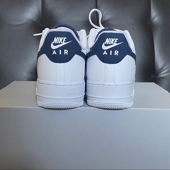 COPY - Nike Air Force 1 White/Midnight Navy - Picture 6 of 8